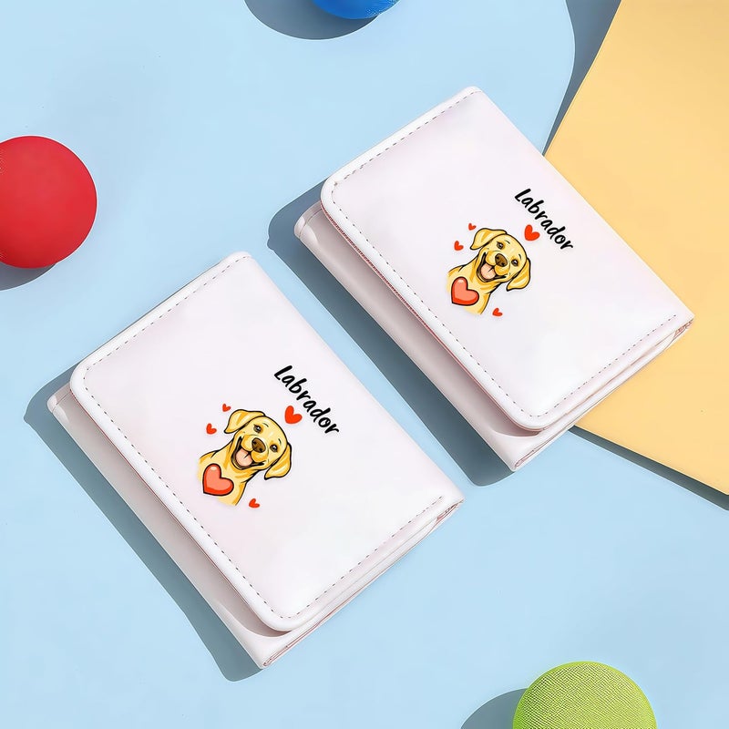 BJDAMAI Labrador Wallet For Teens Kids Girls Age 6,7,8,9,10,11,12, Small Slim Thin Mini Compact Women Wallet, Animal Lovers Gifts Stuff, Cash Card Coin Pocket Window For Female! - Image 5